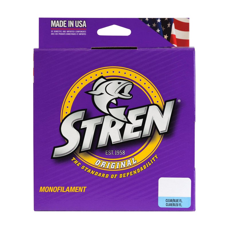Stren Original Monofilament Fishing Line, Clear/Blue Fluorescent, 12lb | 5.4kg, Suitable for Freshwater Environments - Image 3